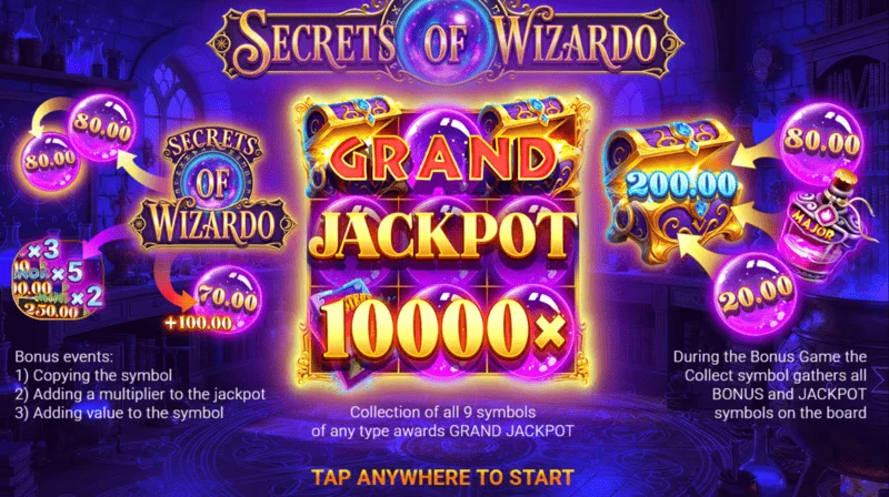 Secrets of Wizardo - loading screen